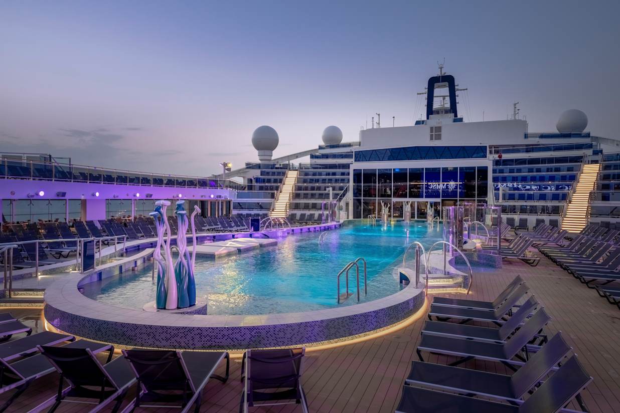 MSC World America Pool Deck